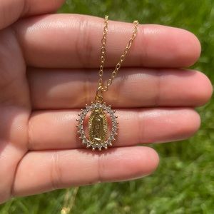 Virgin Mary necklace